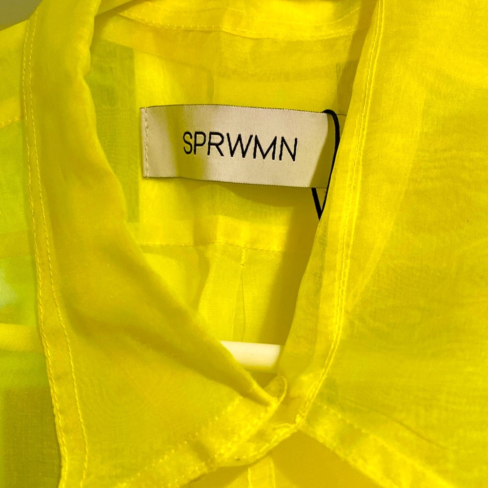 ✨NEW WITH TAGS✨neon sheer top